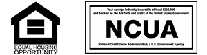 Equal Housing Opportunity & Federally Insured by NCUA